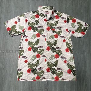 YAMAHA SKEETER PERFORMANCE 75TH ANNIVERSARY CAMP HAWAIIAN ALOHA SHIRT LARGE